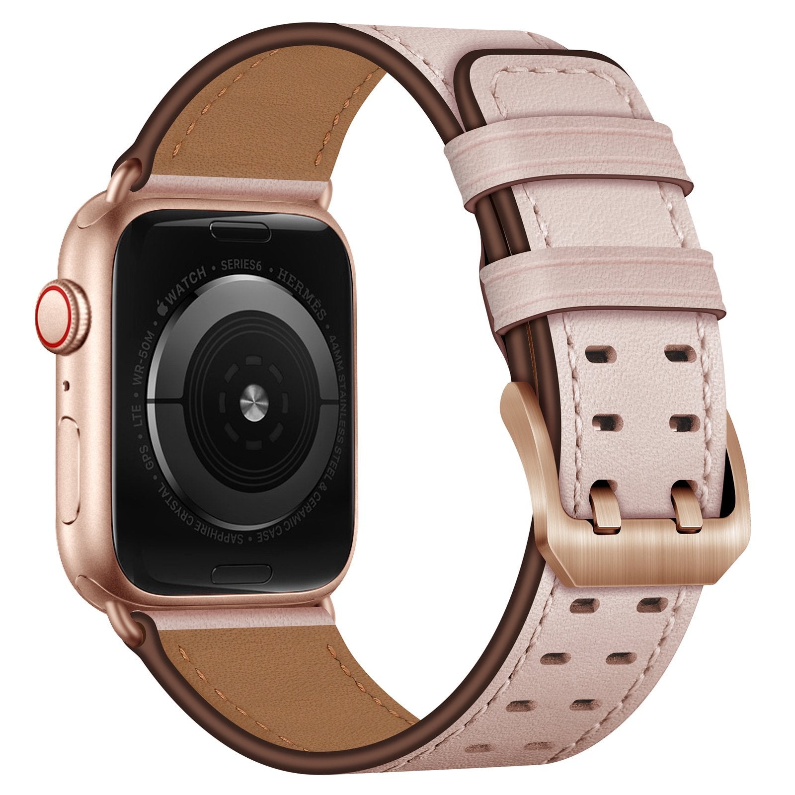 For Apple Watch Ultra 2 49mm Series 9 45mm SE (2023) 44mm Ultra 49mm Series 8 7 45mm Series 6 5 4 SE 44mm SE (2022) 44mm Series 3 2 1 42mm Genuine Leather Watch Band Quick Release Strap Replacement For Apple Watch Ultra 2 49mm Series 9 45mm SE (2023) 44mm Ultra 49mm Series 8 7 45mm Series 6 5 4 SE 44mm SE (2022) 44mm Series 3 2 1 42mm Genuine Leather Watch Band Quick Release Strap Replacement